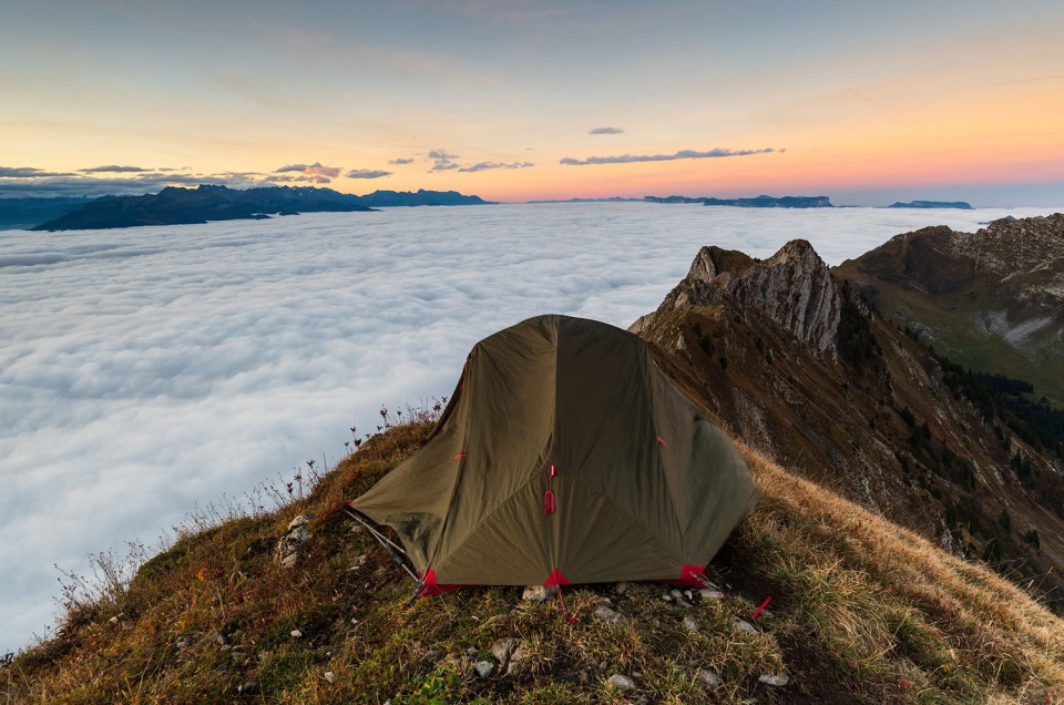 Bivouac à la Pointe des Arlicots