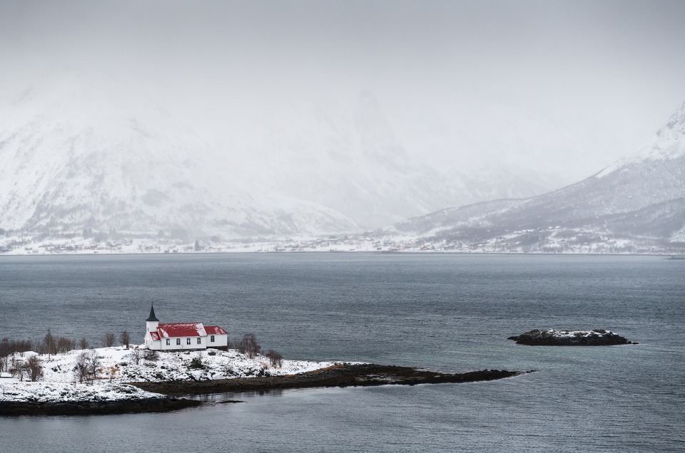 Sildpollnes kapell, l'église de Sildpollnes dans les Lofoten