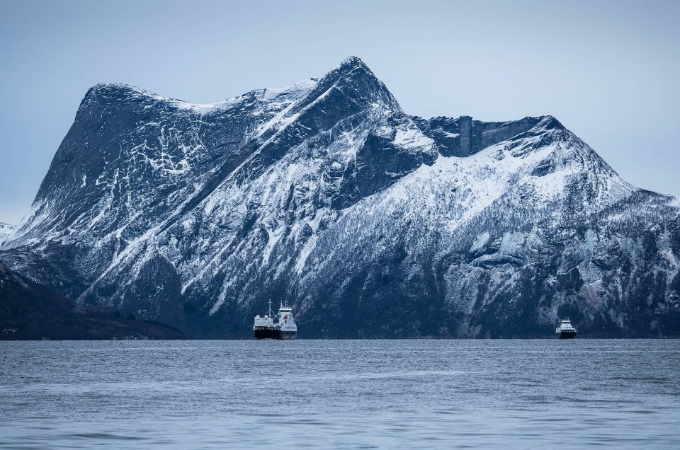 Traversée du Tysfjorden en Norvège